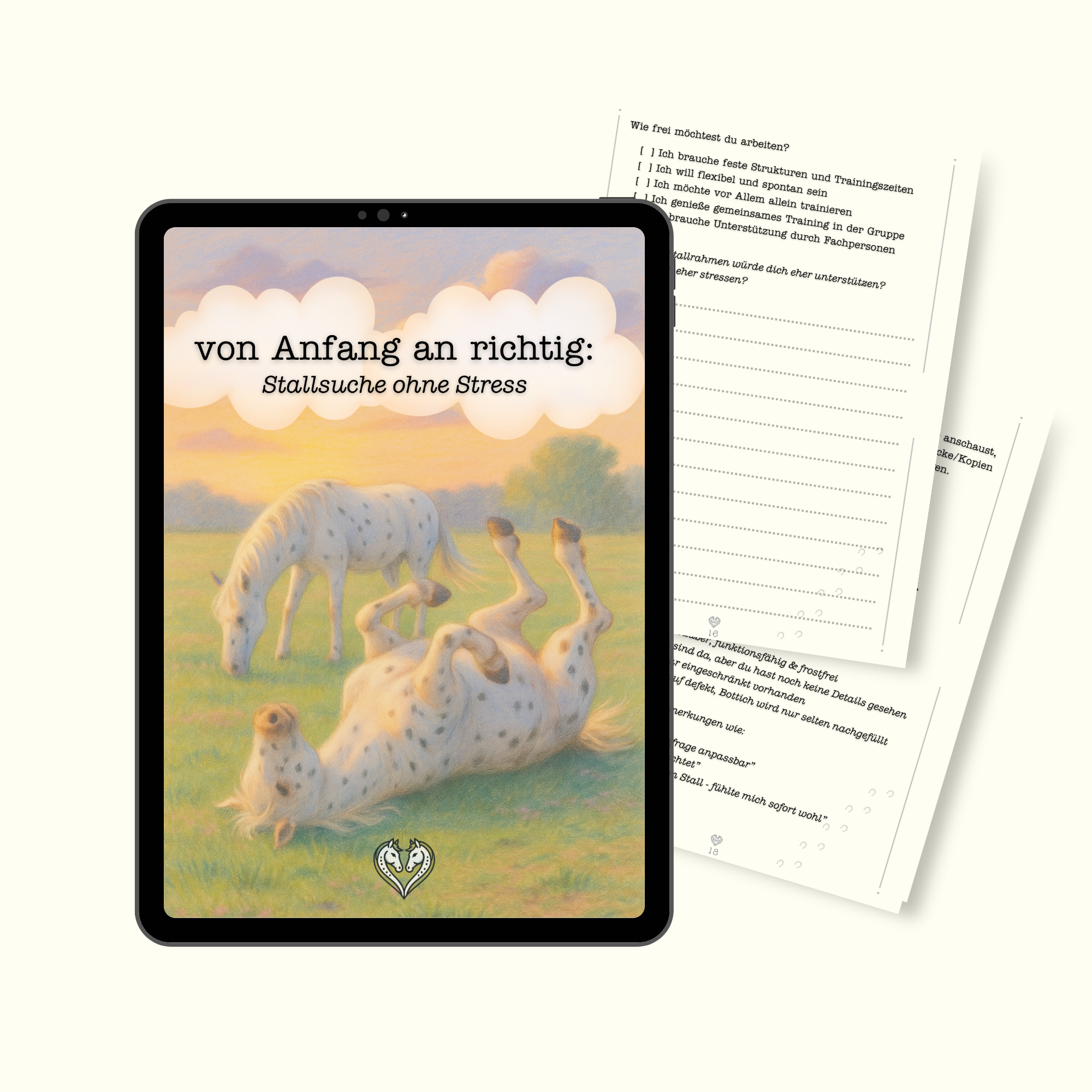 ✏️ Von Anfang an richtig - Stallsuche ohne Stress