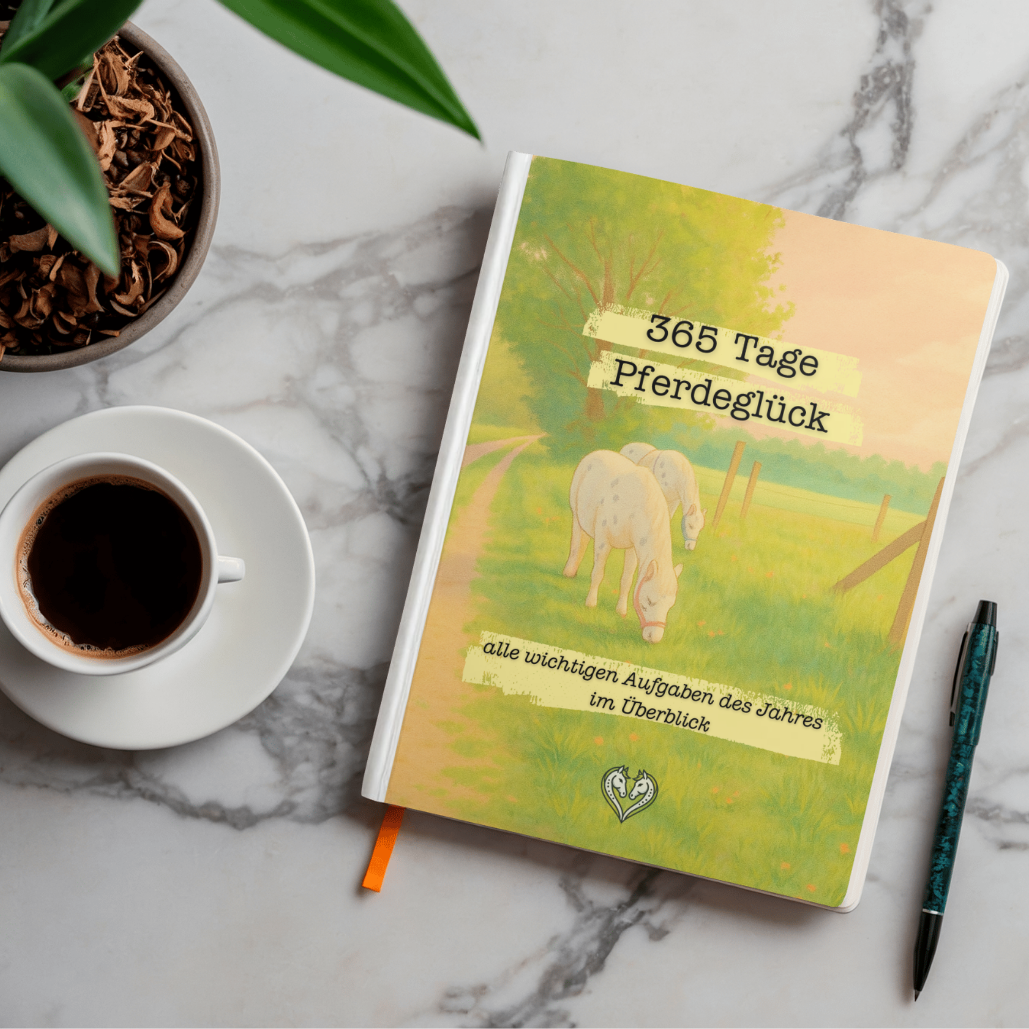 Hufbrüder Jahreskalender A5 - artgerechte Pferdehaltung mit den Jahreszeiten