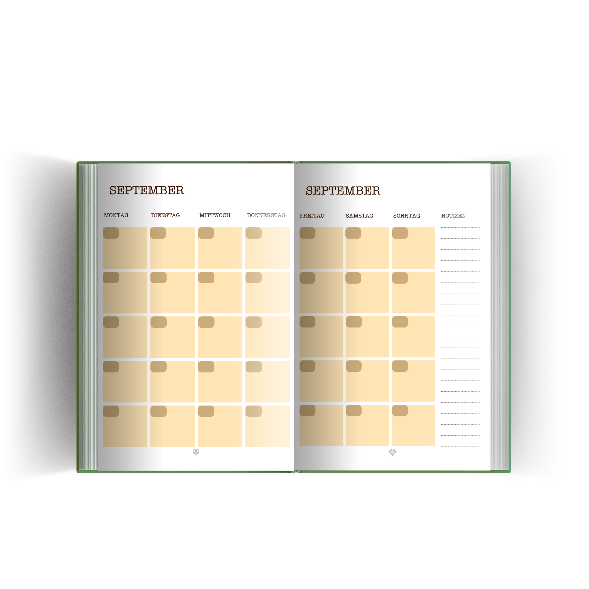 Hufbrüder Jahreskalender A5 - artgerechte Pferdehaltung mit den Jahreszeiten